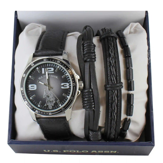 U.S. Polo Association Watch And Bracelet Set