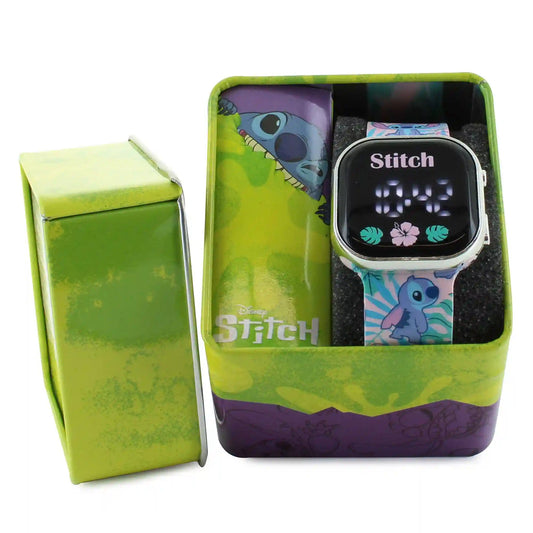 Disney Stitch Palm Leaves Digital Watch