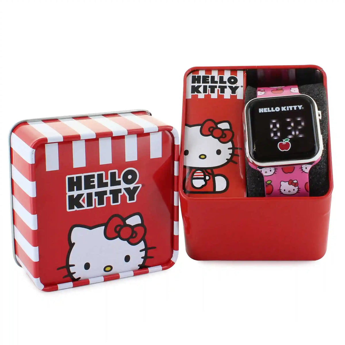 Hello Kitty With Apple Digital Watch