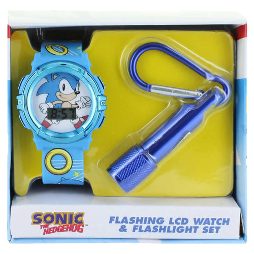Sonic The HedgehogFlashing LCD Watch & Flashlight