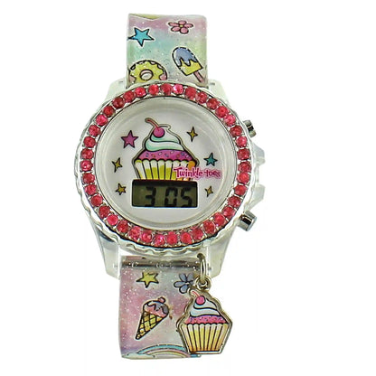 Twinkle Toes By Skechers Digital Cupcake Watch