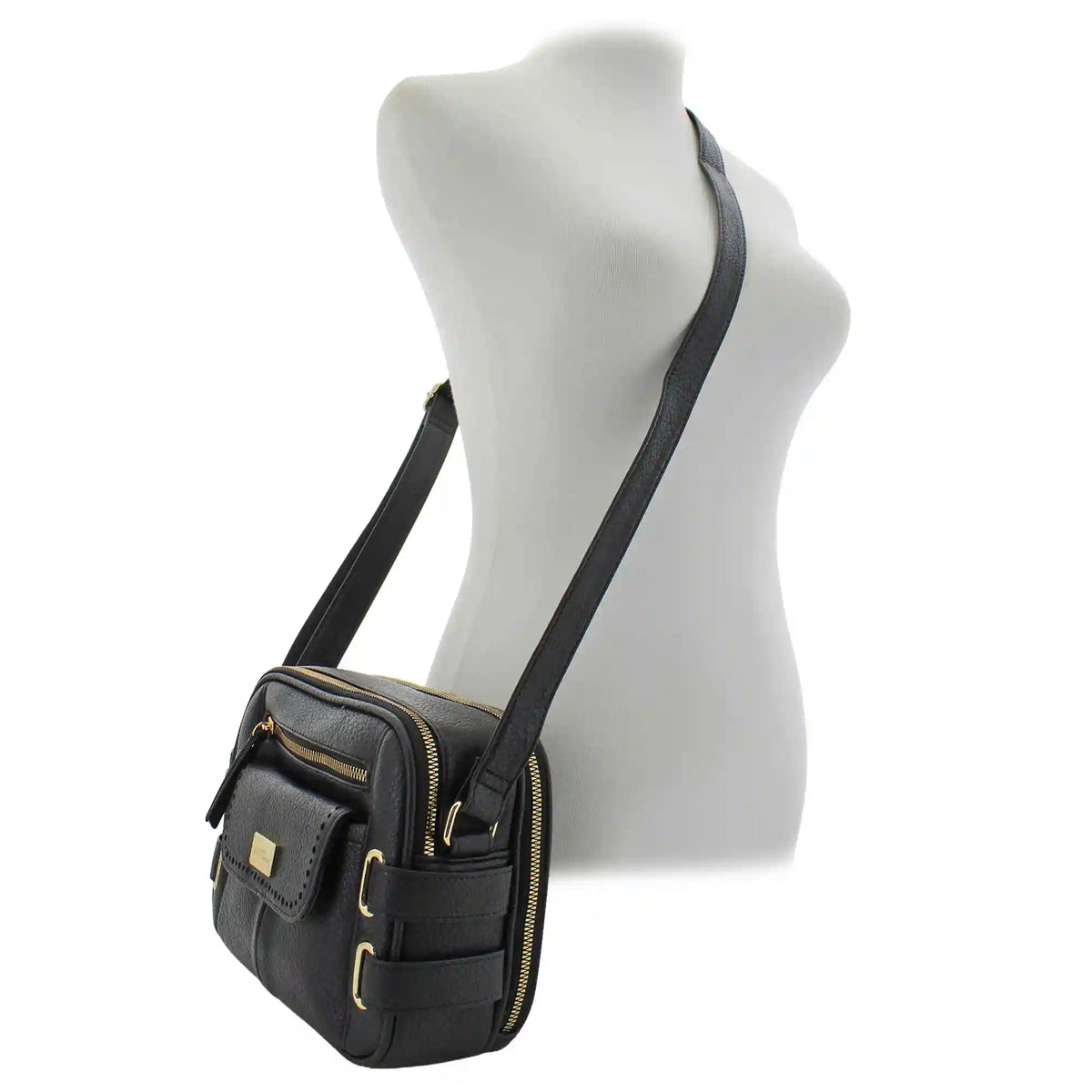 White Mountain Camera Crossbody Super Organizer