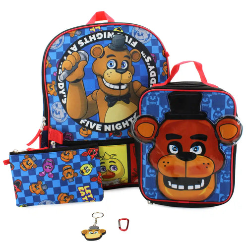 Five Nights At Freddy's 5-Piece Backpack Set
