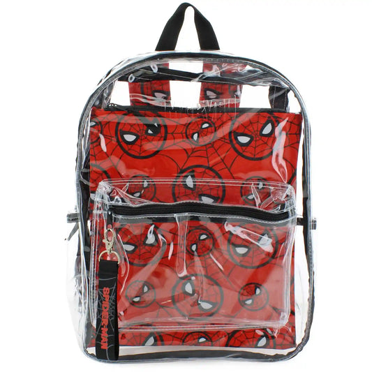 Spider-ManClear Backpack With Laptop Case