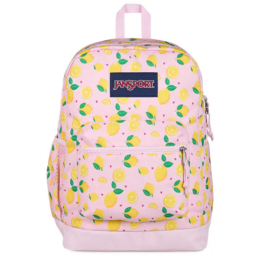 JanSport Cross Town Plus Lemon-Print Backpack
