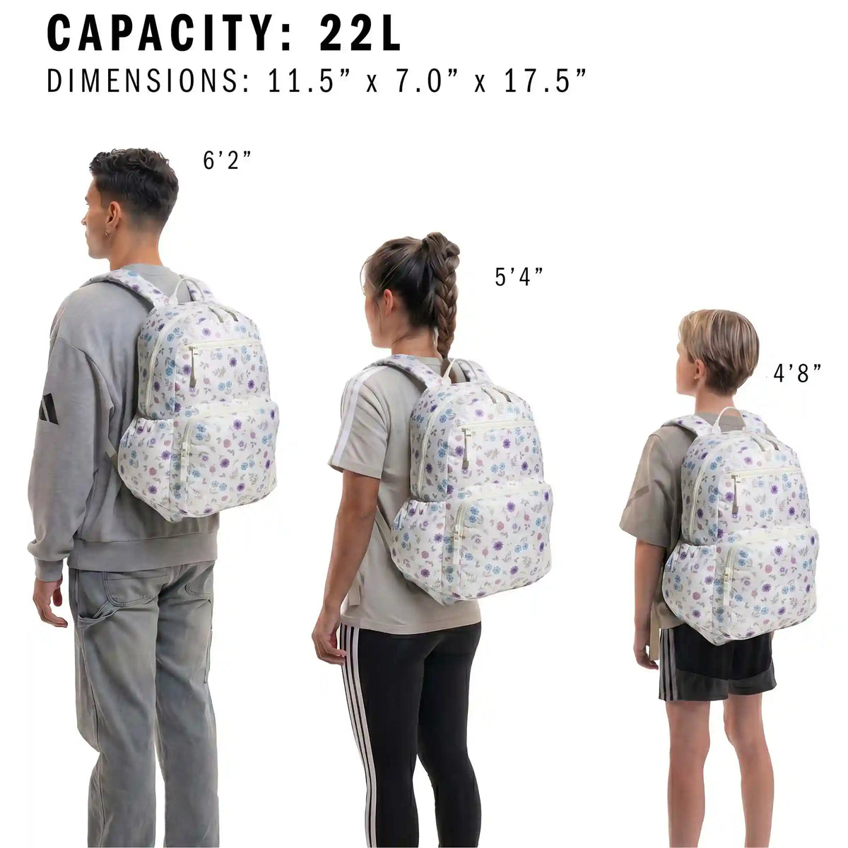 adidas Linage In Bloom Floral Backpack 22L